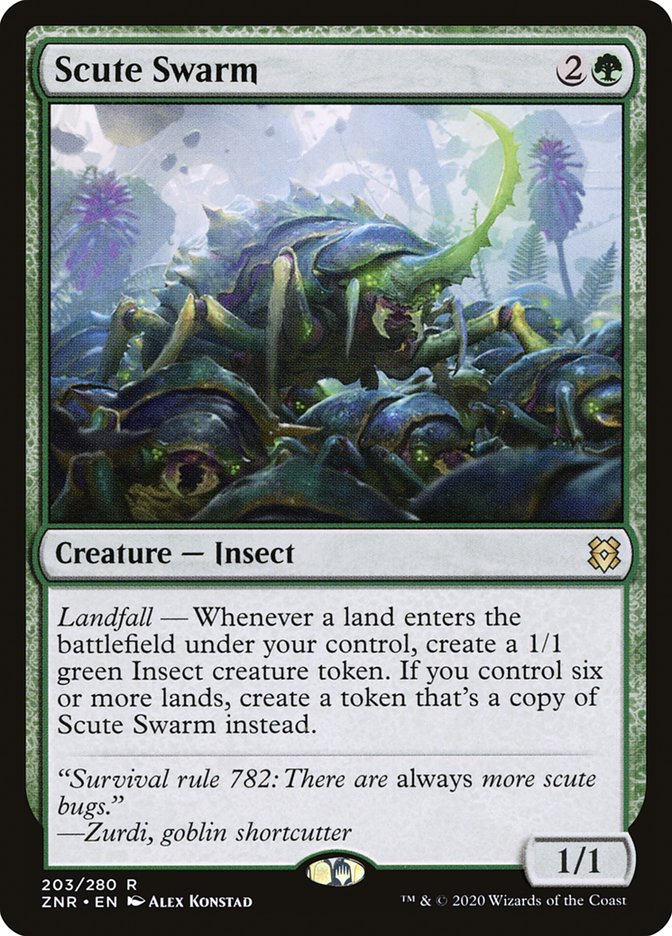 Scute Swarm [Zendikar Rising] | North Game Den