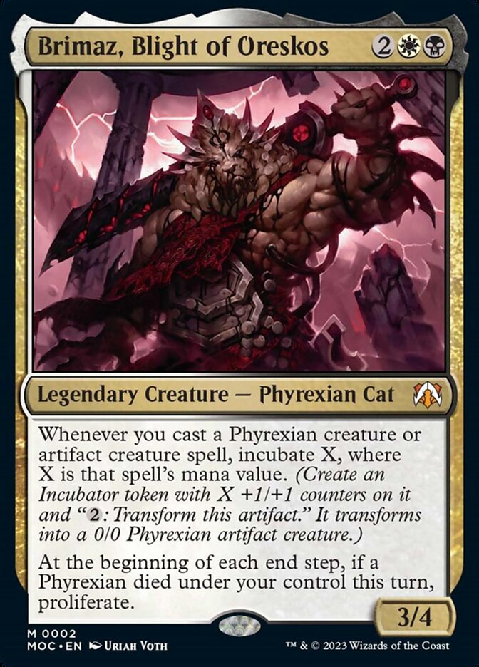 Brimaz, Blight of Oreskos [March of the Machine Commander] | North Game Den