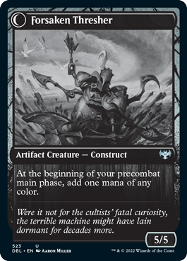 Foreboding Statue // Forsaken Thresher [Innistrad: Double Feature] | North Game Den