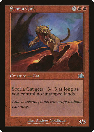 Scoria Cat [Prophecy] | North Game Den
