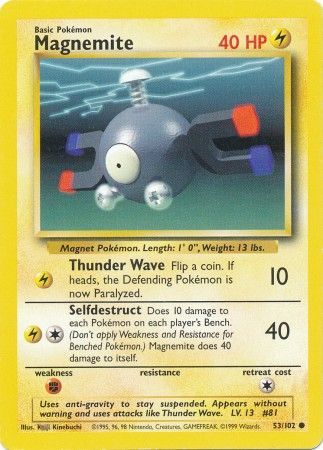 Magnemite (53/102) [Base Set Unlimited] | North Game Den