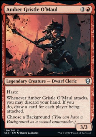 Amber Gristle O'Maul [Commander Legends: Battle for Baldur's Gate] | North Game Den