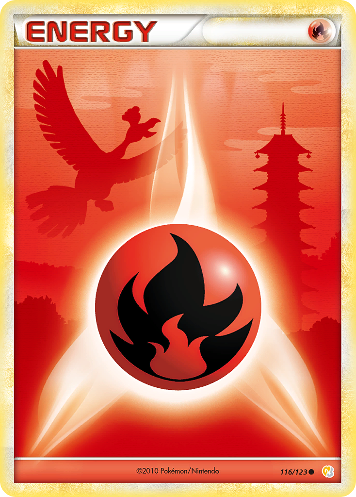 Fire Energy (116/123) [HeartGold & SoulSilver: Base Set] | North Game Den