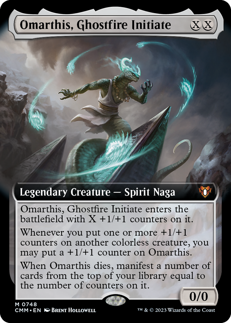 Omarthis, Ghostfire Initiate (Extended Art) [Commander Masters] | North Game Den