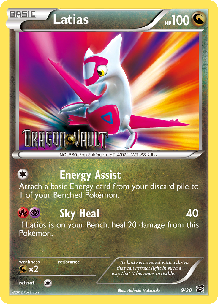 Latias (9/20) [Black & White: Dragon Vault] | North Game Den