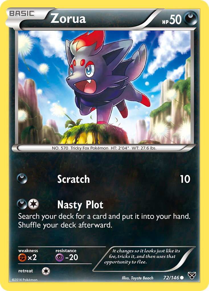 Zorua (72/146) [XY: Base Set] | North Game Den