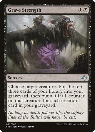 Grave Strength [Fate Reforged] | North Game Den