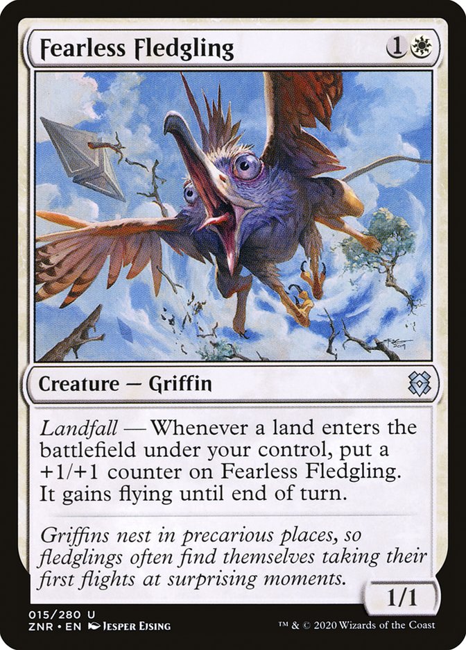 Fearless Fledgling [Zendikar Rising] | North Game Den