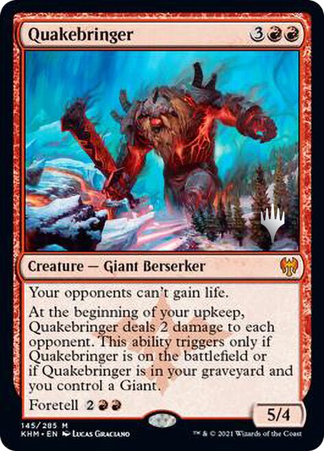 Quakebringer [Kaldheim Promo Pack] | North Game Den