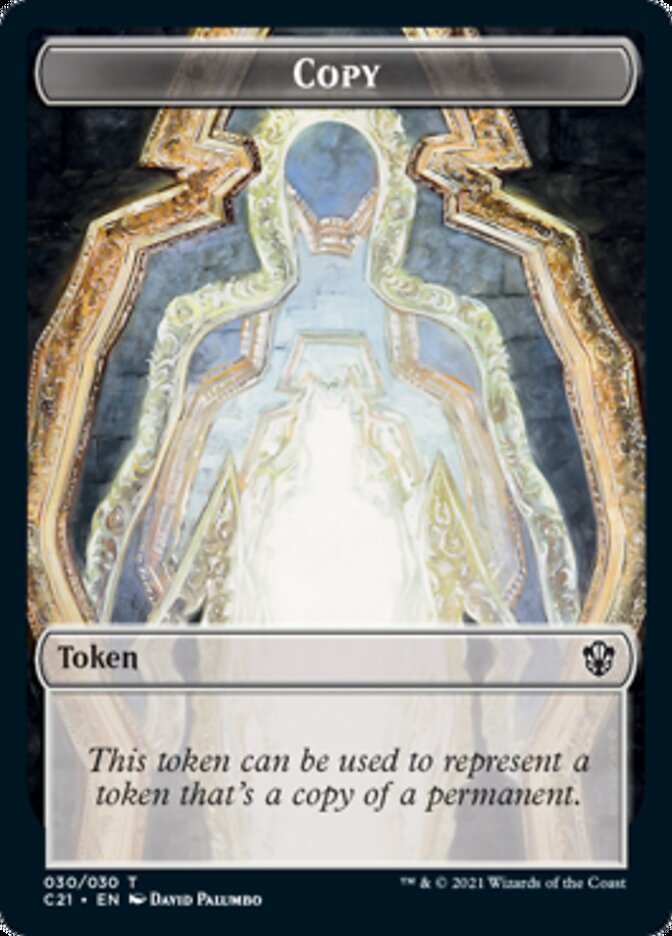 Copy // Fractal Token [Commander 2021 Tokens] | North Game Den