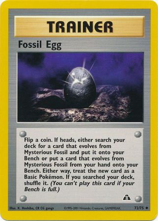 Fossil Egg (72/75) [Neo Discovery Unlimited] | North Game Den