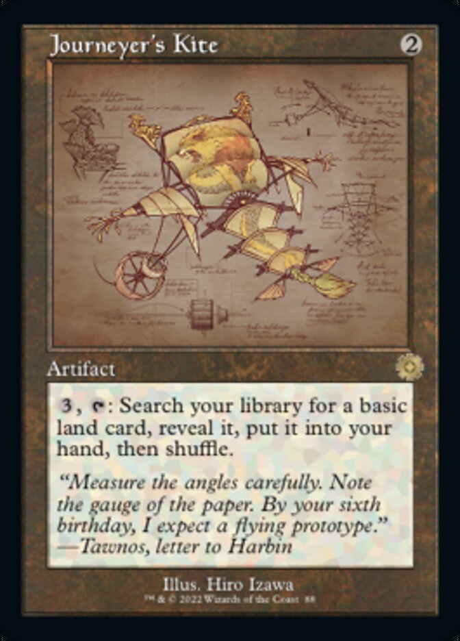 Journeyer's Kite (Retro Schematic) [The Brothers' War Retro Artifacts] | North Game Den