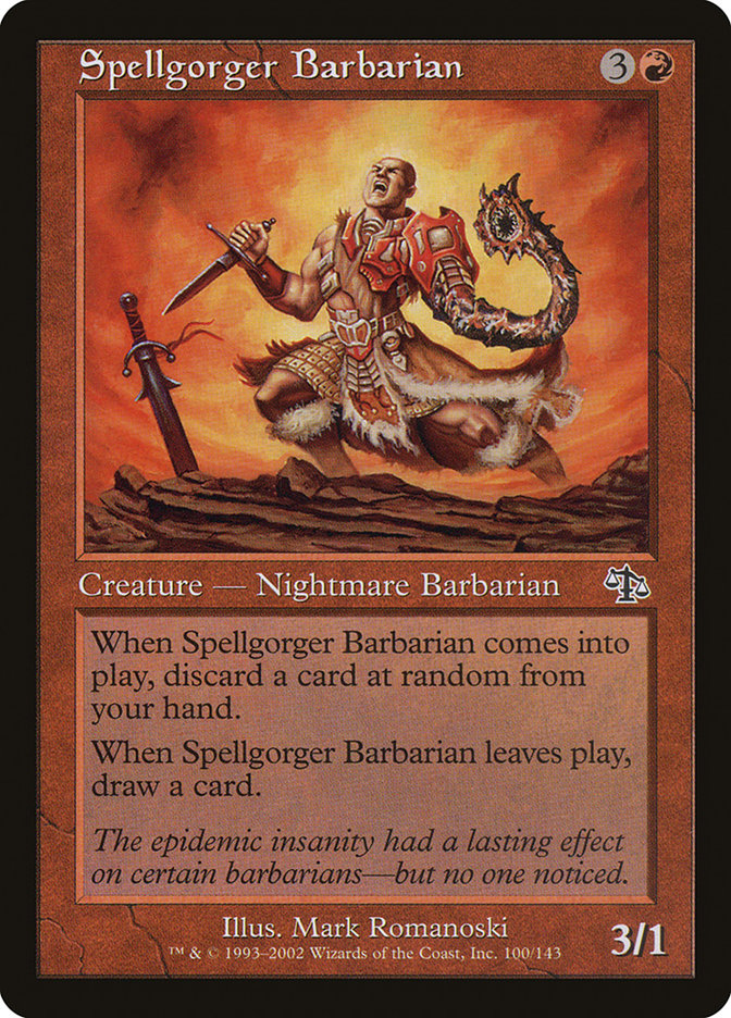 Spellgorger Barbarian [Judgment] | North Game Den