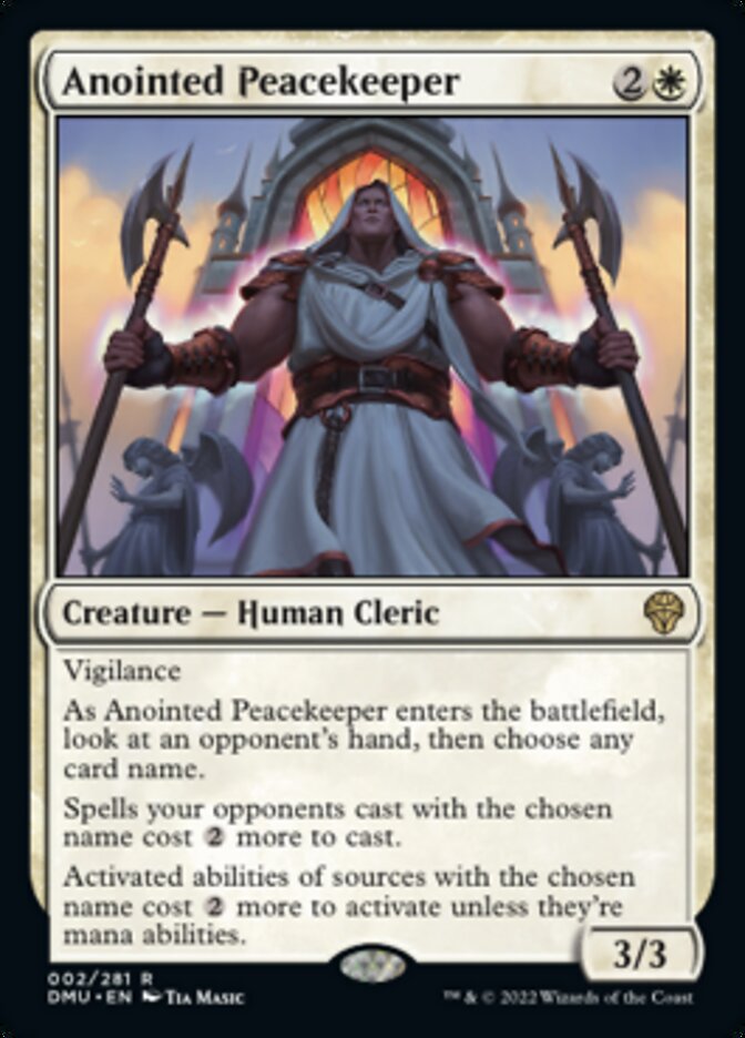 Anointed Peacekeeper [Dominaria United] | North Game Den