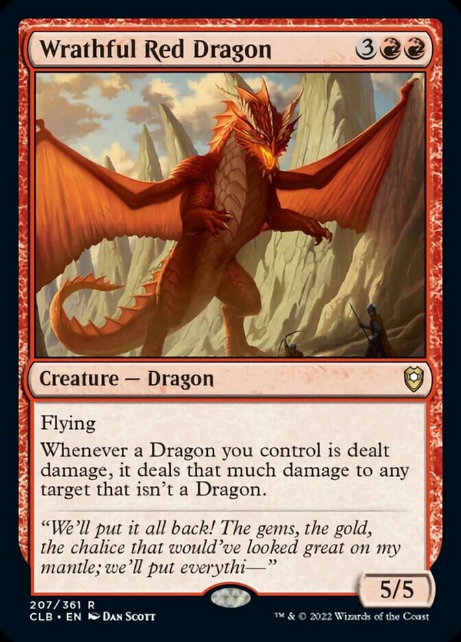 Wrathful Red Dragon [Commander Legends: Battle for Baldur's Gate] | North Game Den