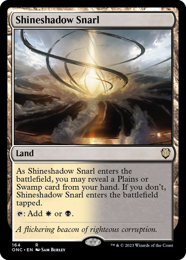 Shineshadow Snarl [Phyrexia: All Will Be One Commander] | North Game Den