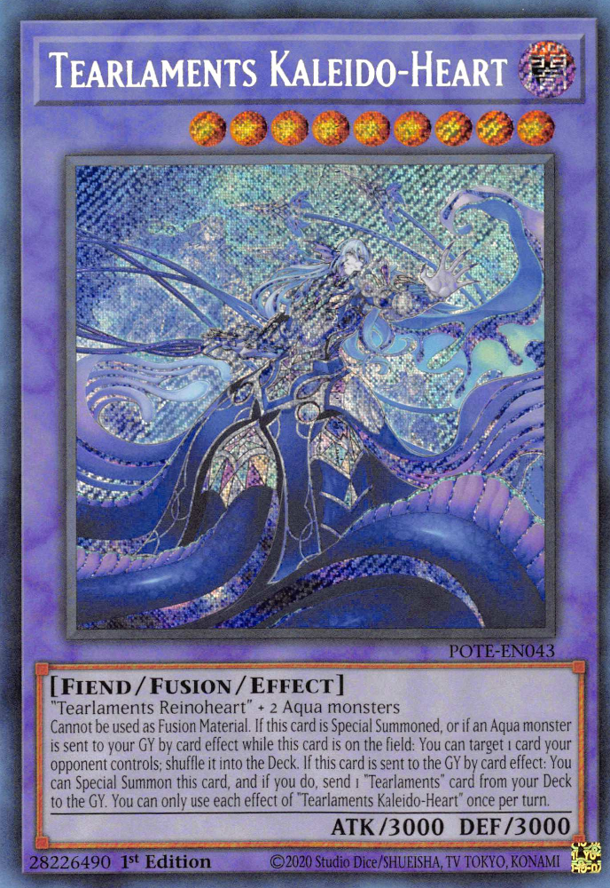 Tearlaments Kaleido-Heart [POTE-EN043] Secret Rare | North Game Den