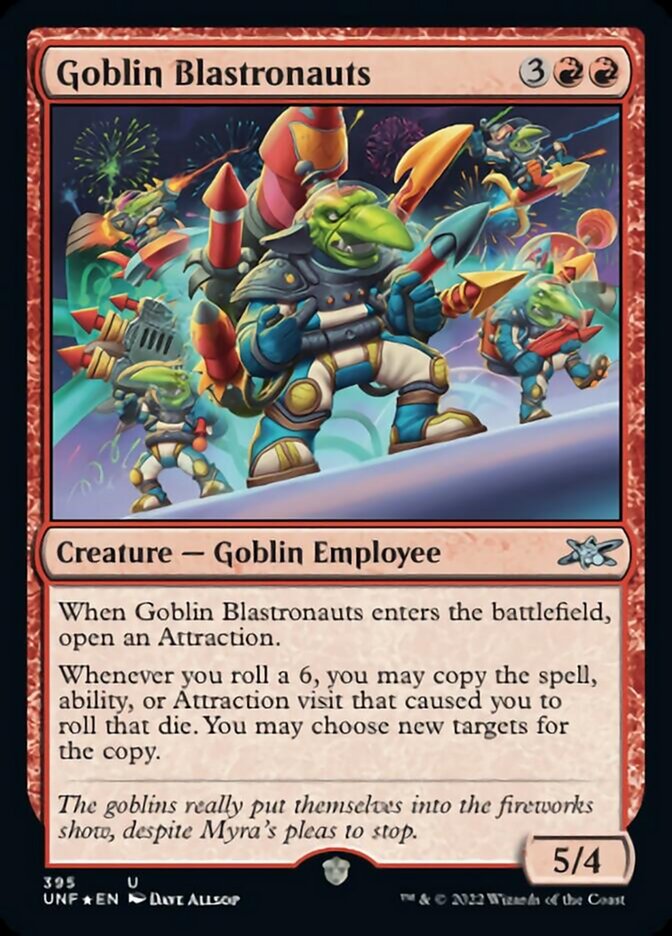 Goblin Blastronauts (Galaxy Foil) [Unfinity] | North Game Den