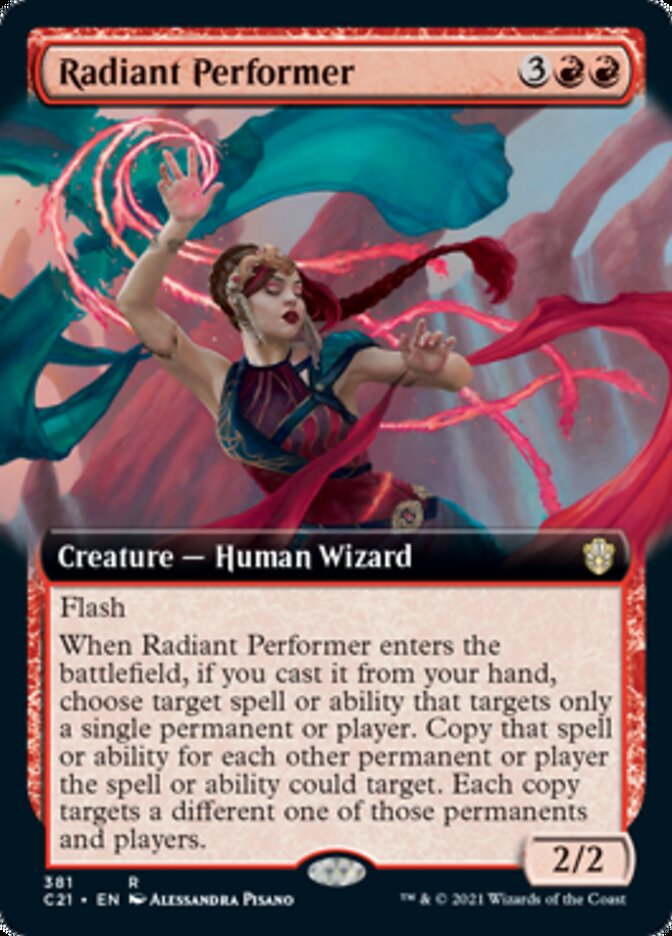 Radiant Performer (Extended) [Commander 2021] | North Game Den