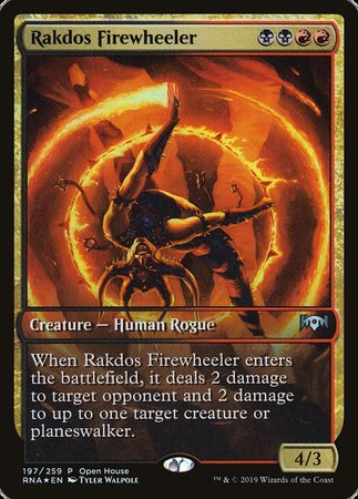 Rakdos Firewheeler [Ravnica Allegiance Promos] | North Game Den