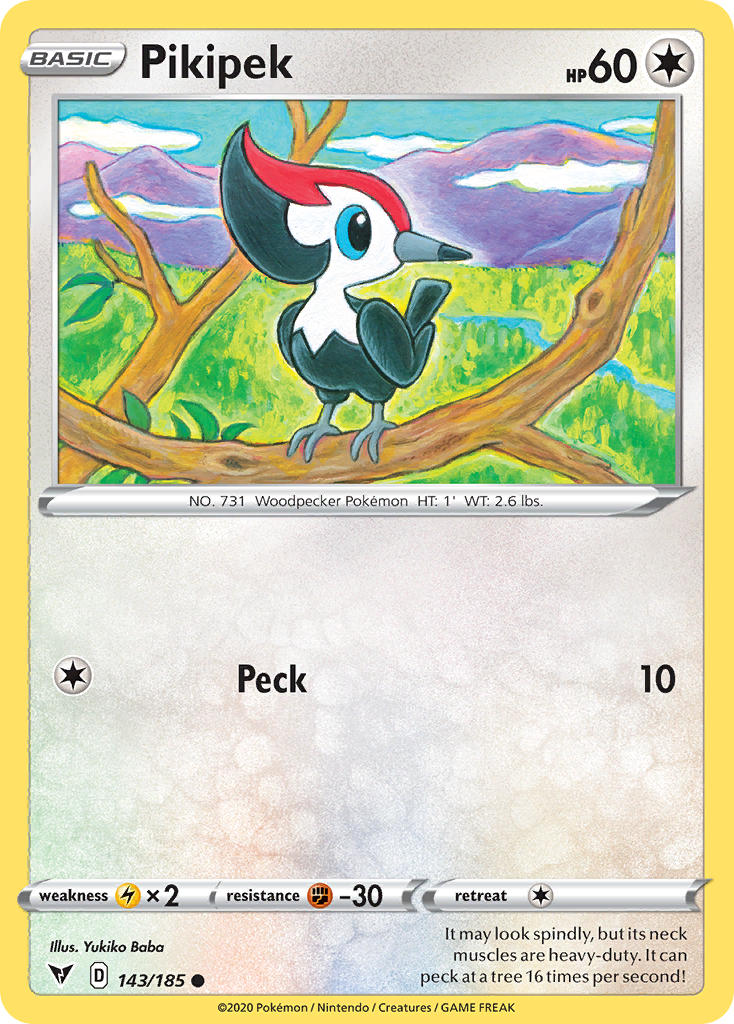 Pikipek (143/185) [Sword & Shield: Vivid Voltage] | North Game Den