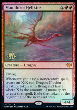 Manaform Hellkite [Innistrad: Crimson Vow Prerelease Promos] | North Game Den