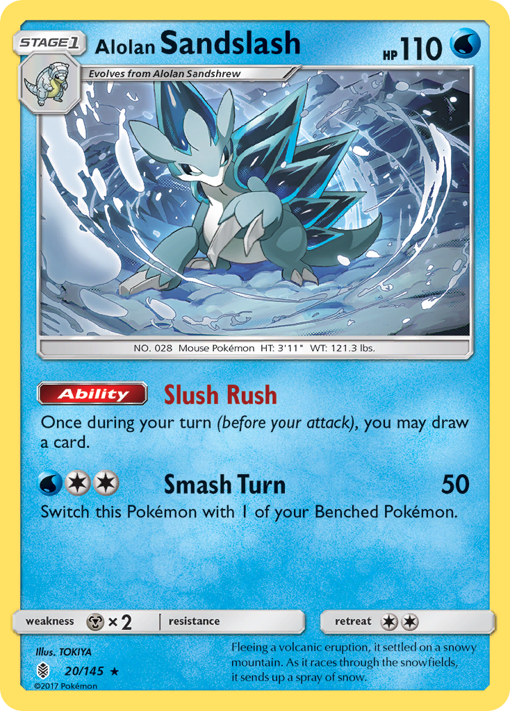 Alolan Sandslash (20/145) [Sun & Moon: Guardians Rising] | North Game Den