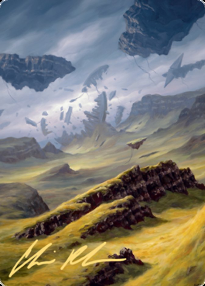 Plains 3 Art Card (Gold-Stamped Signature) [Zendikar Rising Art Series] | North Game Den