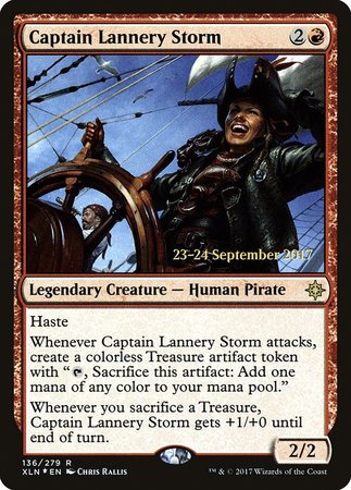 Captain Lannery Storm [Ixalan Promos] | North Game Den