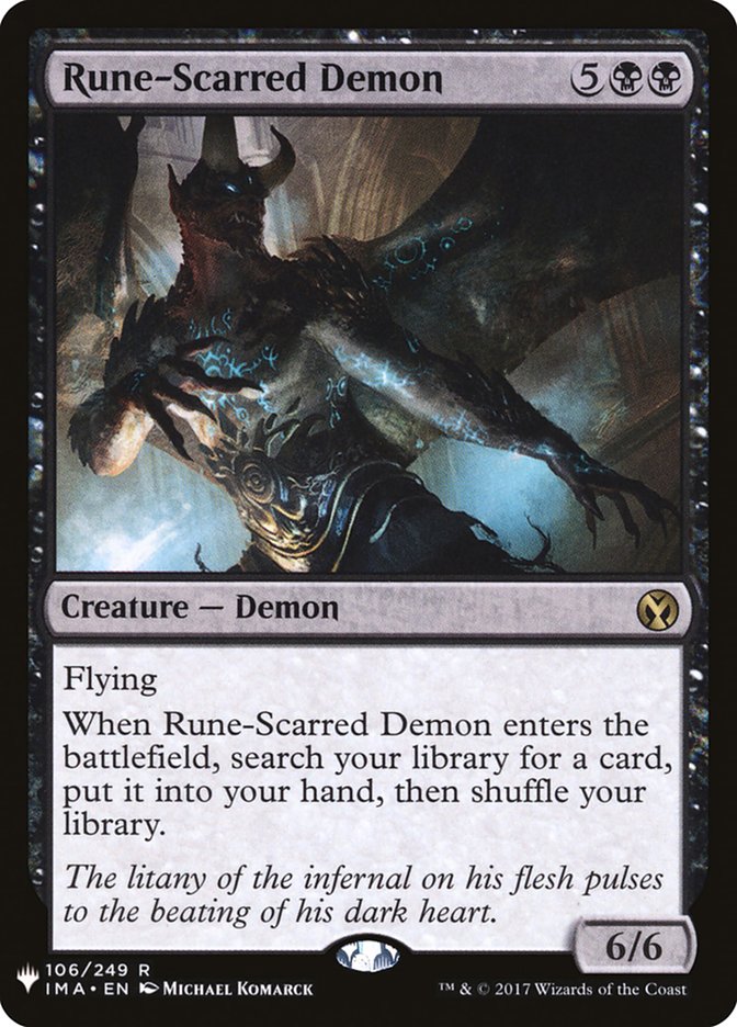 Rune-Scarred Demon [Mystery Booster] | North Game Den