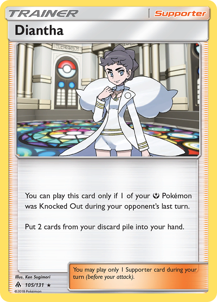 Diantha (105/131) [Sun & Moon: Forbidden Light] | North Game Den