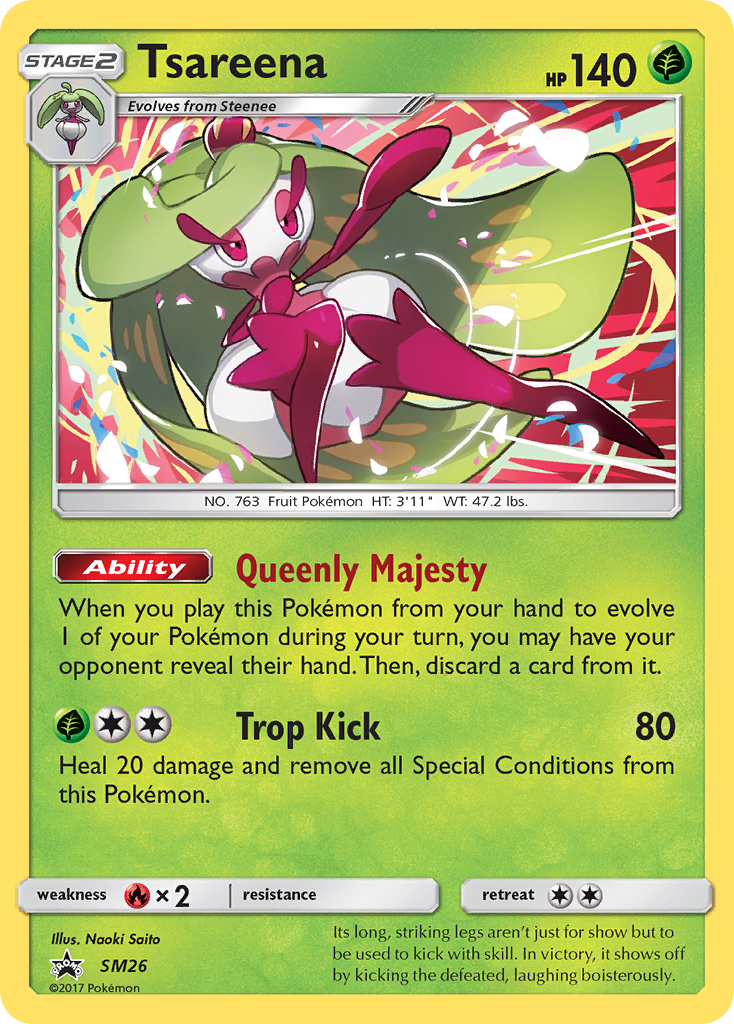 Tsareena (SM26) [Sun & Moon: Black Star Promos] | North Game Den