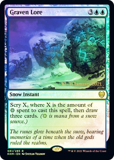 Graven Lore   [Kaldheim Prerelease Promos] | North Game Den