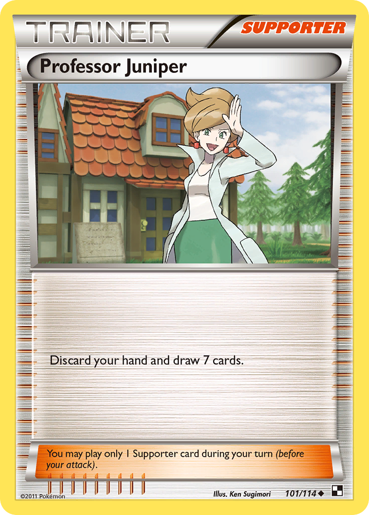 Professor Juniper (101/114) [Black & White: Base Set] | North Game Den