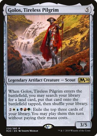 Golos, Tireless Pilgrim [Core Set 2020 Promos] | North Game Den