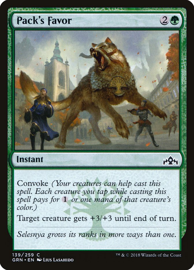 Pack's Favor [Guilds of Ravnica] | North Game Den