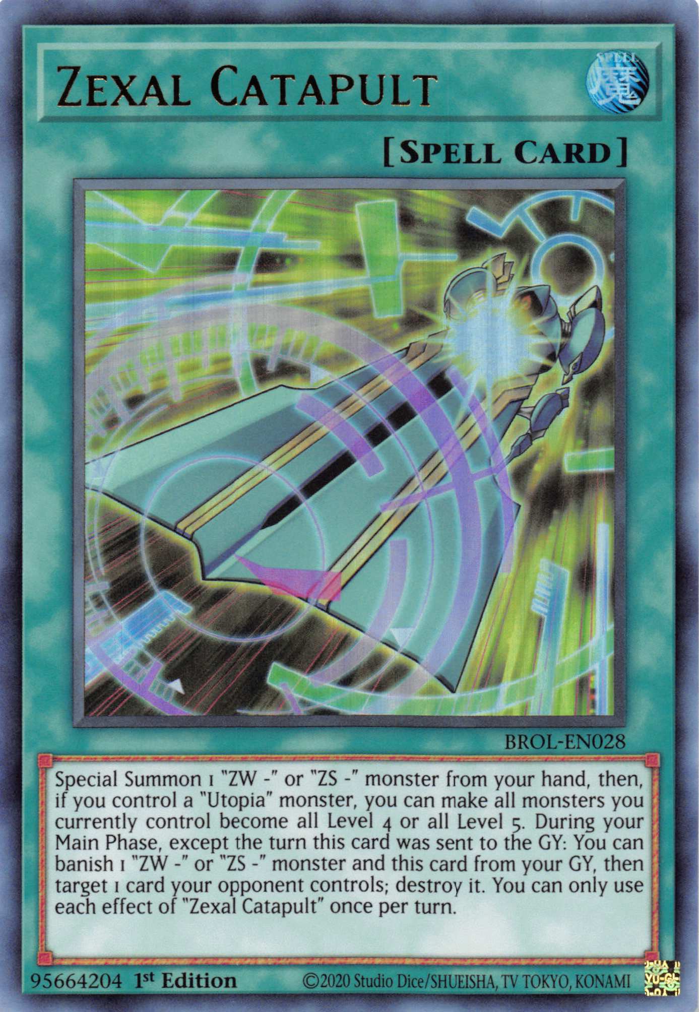 Zexal Catapult [BROL-EN028] Ultra Rare | North Game Den