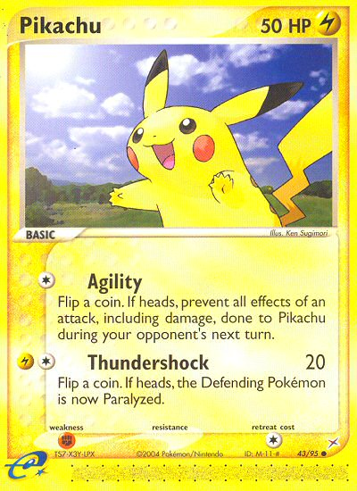 Pikachu (43/95) [EX: Team Magma vs Team Aqua] | North Game Den