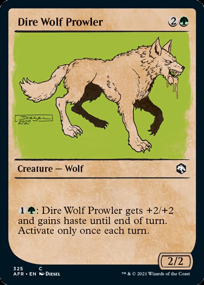 Dire Wolf Prowler (Showcase) [Dungeons & Dragons: Adventures in the Forgotten Realms] | North Game Den