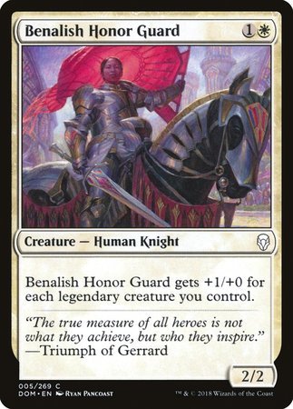 Benalish Honor Guard [Dominaria] | North Game Den