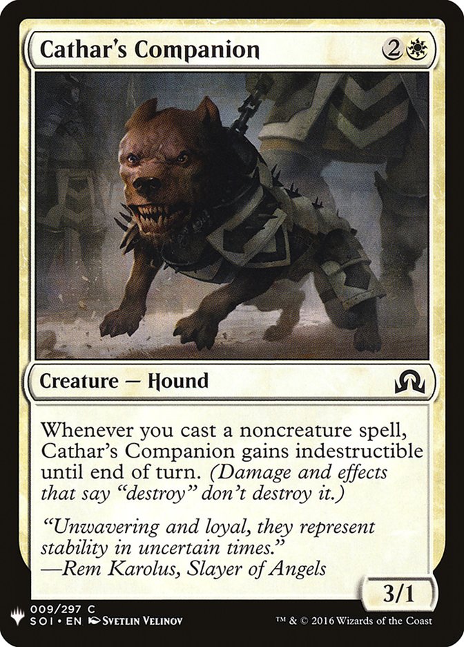 Cathar's Companion [Mystery Booster] | North Game Den