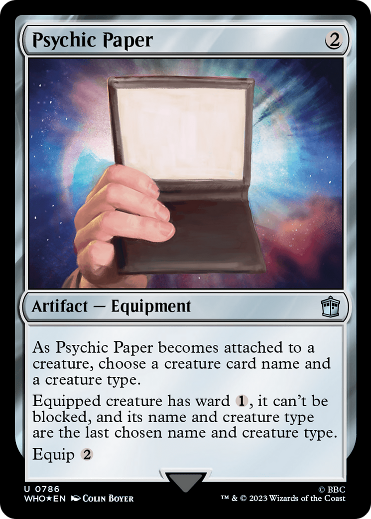 Psychic Paper (Surge Foil) [Doctor Who] | North Game Den