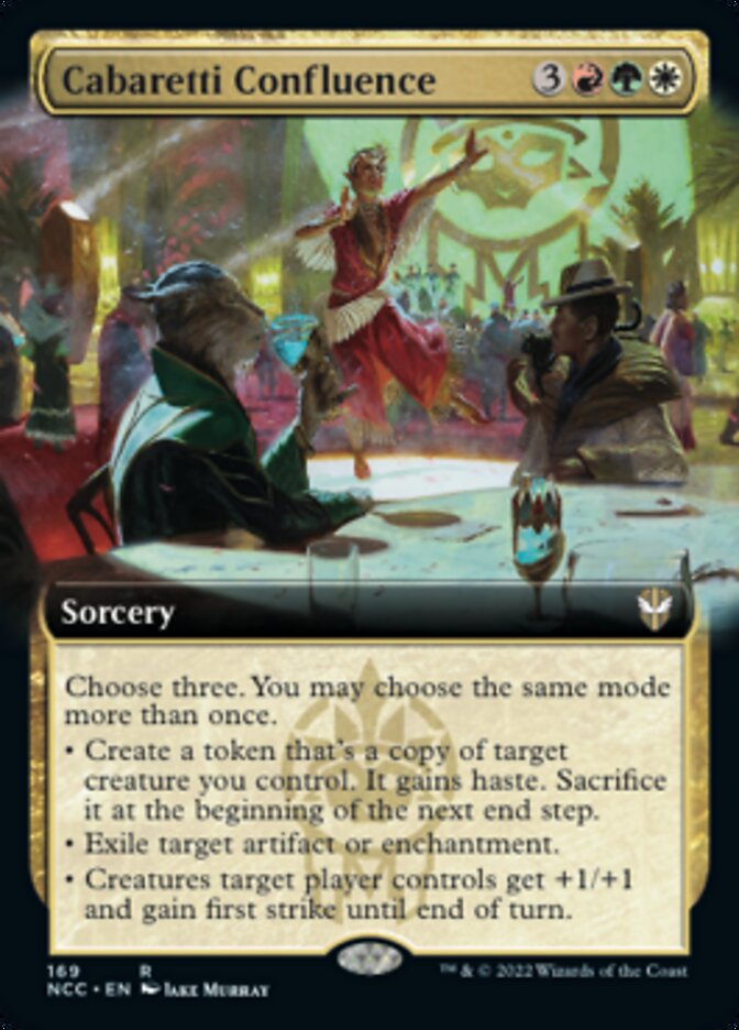 Cabaretti Confluence (Extended Art) [Streets of New Capenna Commander] | North Game Den