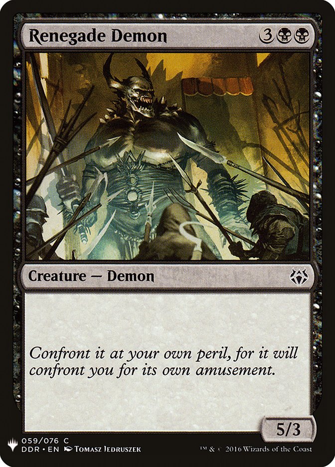 Renegade Demon [Mystery Booster] | North Game Den