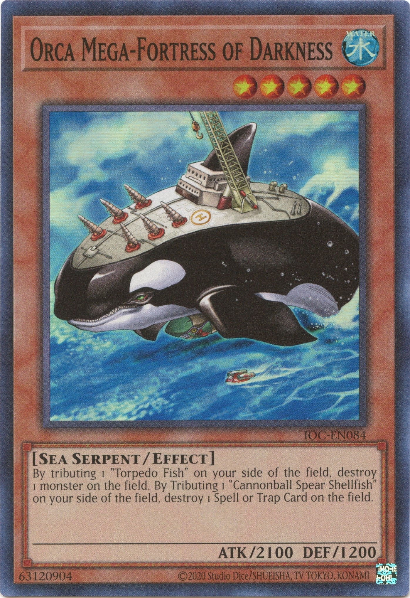 Orca Mega-Fortress of Darkness (25th Anniversary) [IOC-EN084] Super Rare | North Game Den