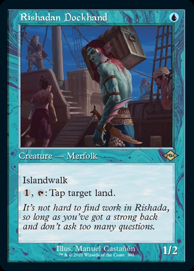 Rishadan Dockhand (Retro Foil Etched) [Modern Horizons 2] | North Game Den