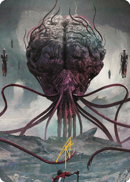 Elder Brain Art Card (Gold-Stamped Signature) [Commander Legends: Battle for Baldur's Gate Art Series] | North Game Den