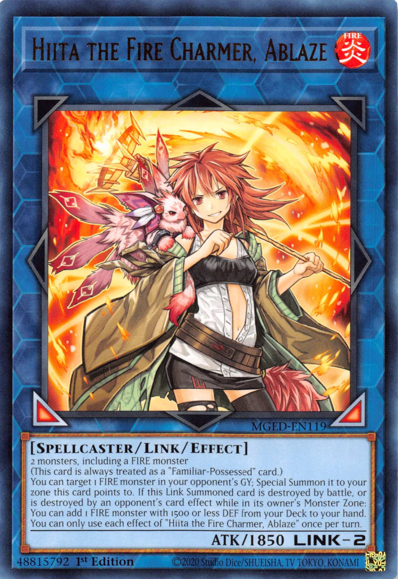 Hiita the Fire Charmer, Ablaze [MGED-EN119] Rare | North Game Den