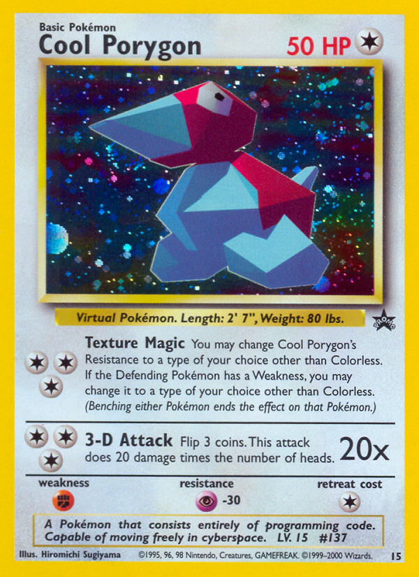 Cool Porygon (15) [Wizards of the Coast: Black Star Promos] | North Game Den