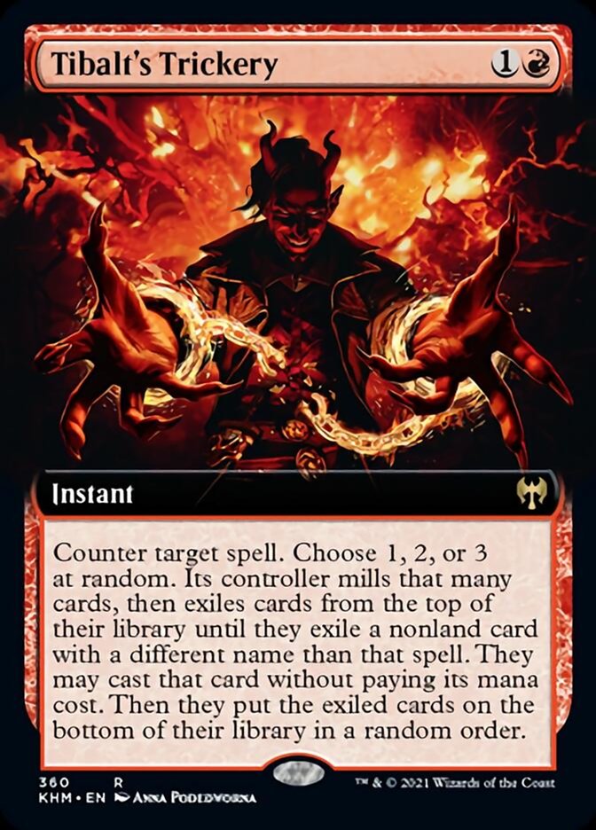 Tibalt's Trickery (Extended Art) [Kaldheim] | North Game Den